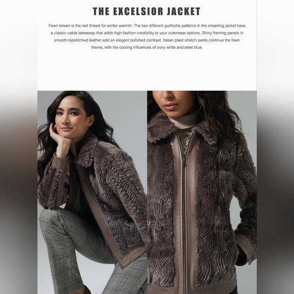 Brown Teddy Jacket with Structured Silhouette and High Collar - Picture 3 of 6